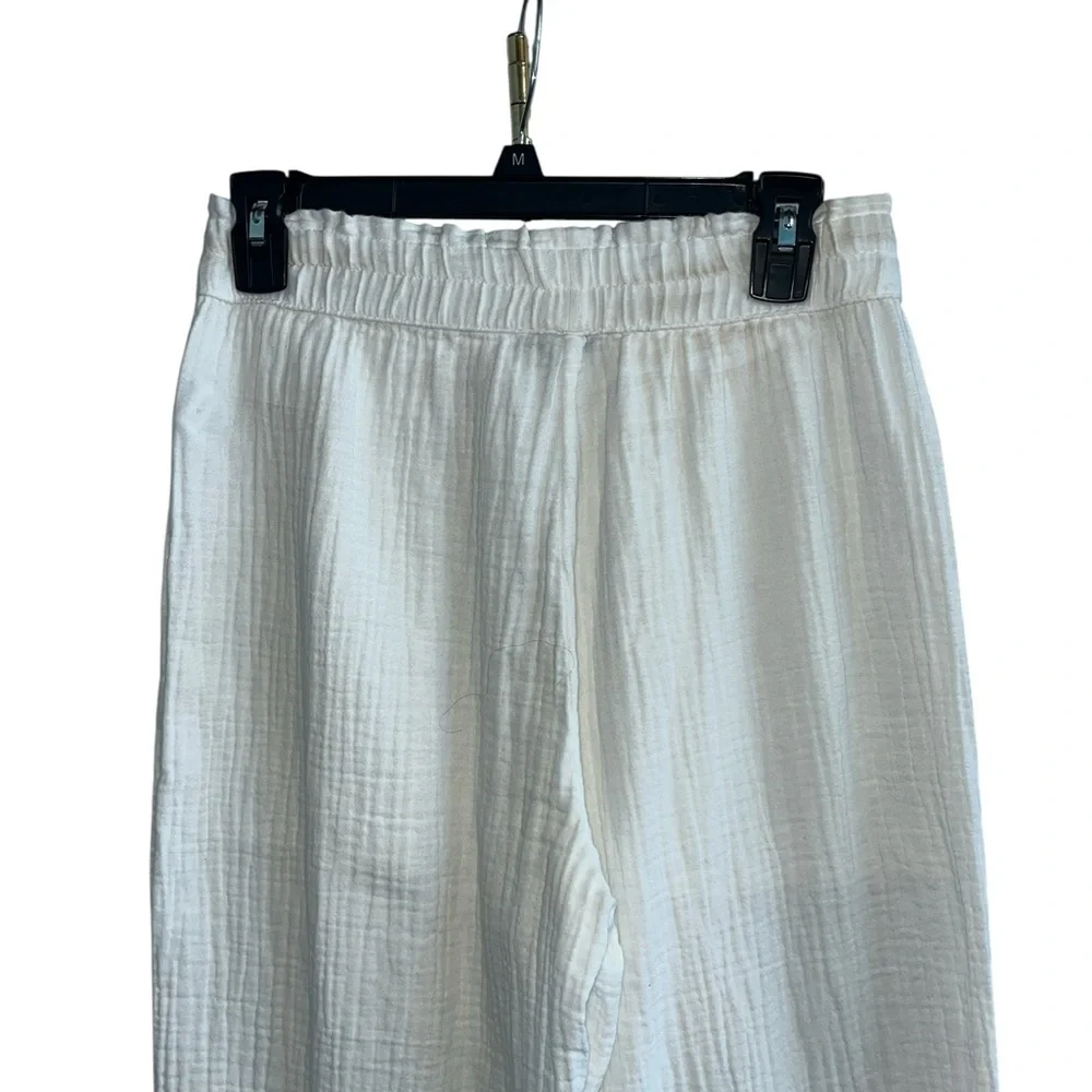 Rails White White Breezy Double Gauze Pants size XS - Picture 8 of 12